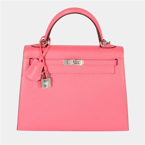 hermes kelly 25 rose azalee|exotic Hermes bag colors.